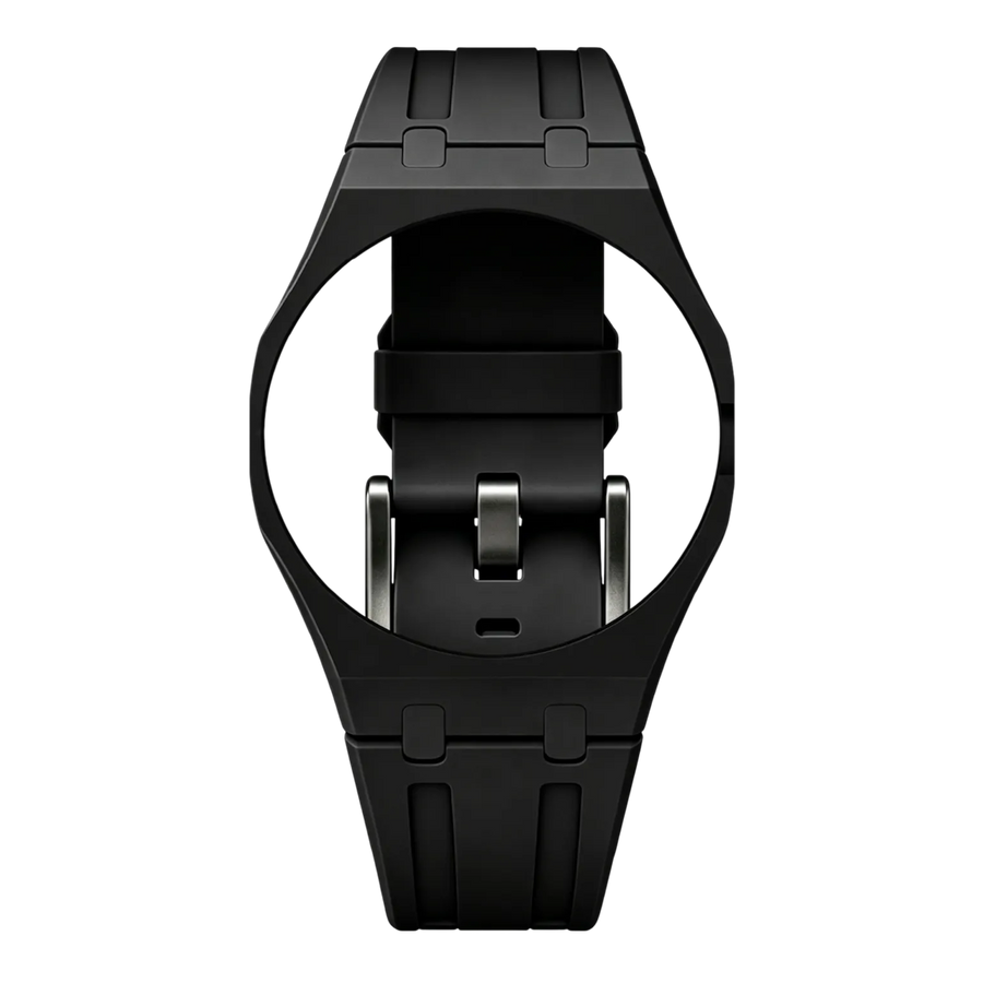 Royal Pop Savonnette Black Strap (crown at 3 o'clock)