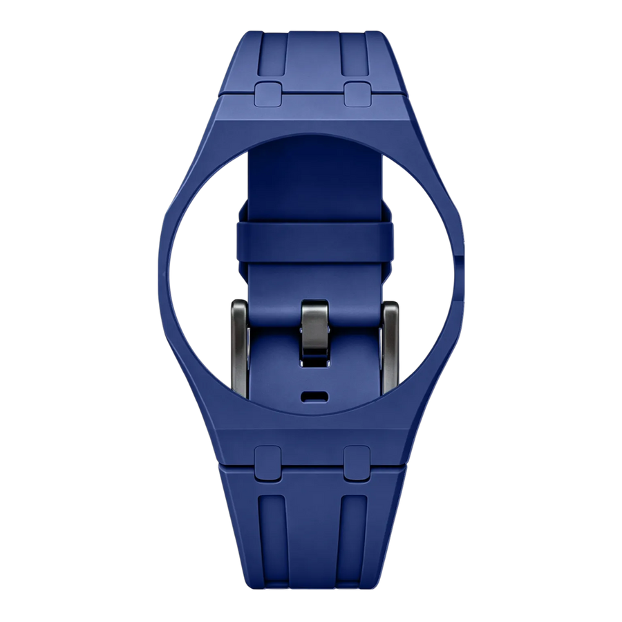 Bracelet Royal Pop Savonnette Bleu Marine (couronne à 3h)